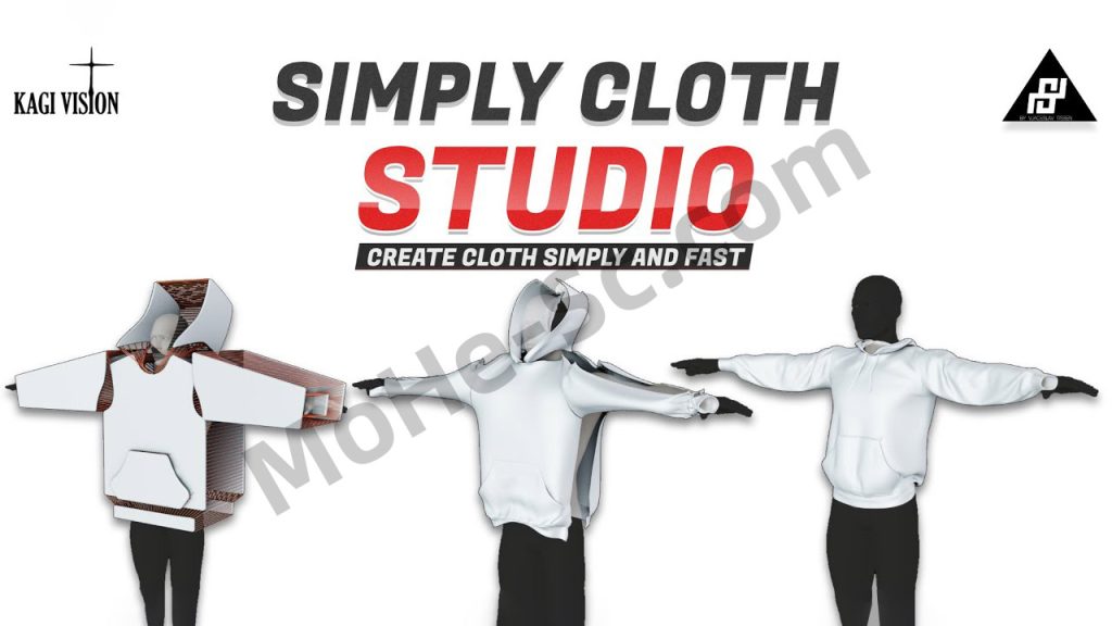 Blender布料模拟生成插件 Simply Cloth Studio V1.4.4 + Simply Cloth Pro v3.0 For 2.9 +