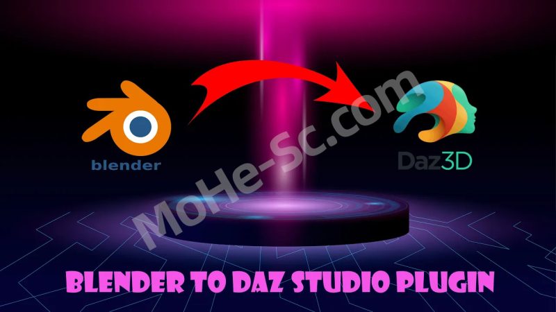 Blender模型场景桥接导入DAZ插件 Blender to Daz Studio plugin V3.5.39 For Blender 4.0 +-MOHE素材库-设计行业的乐园,各类素材的矿山!