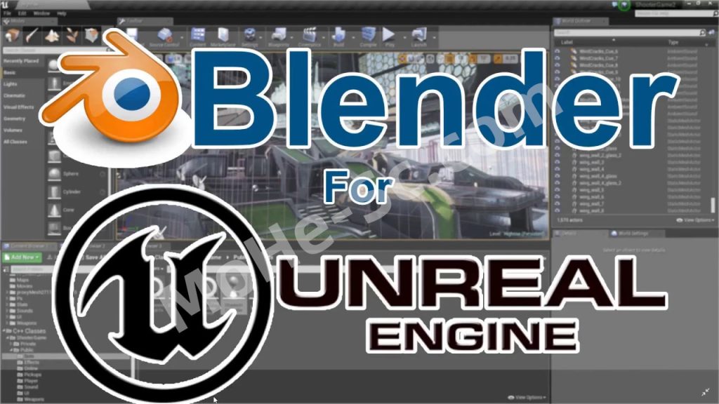 Blender模型导入UE插件 Blender For Unreal Engine V4.4.0 For Blender 2.8 +