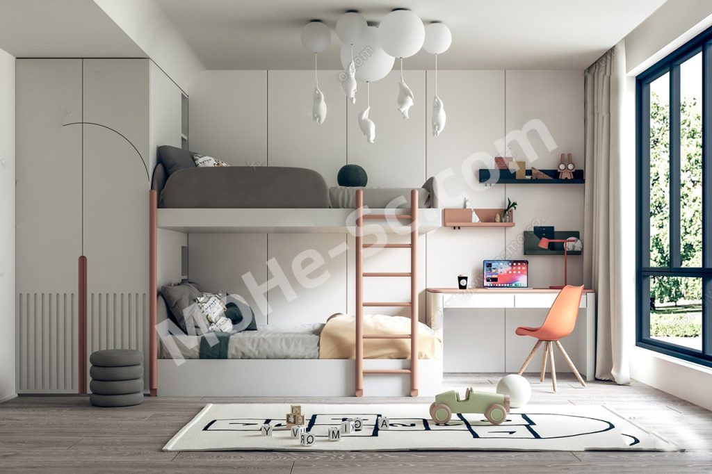 图片[1]-【儿童房 Children's Room】现代通用儿童房SU模型 Modern Universal Children's Room SU Model