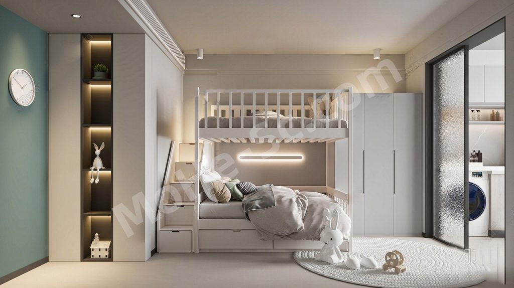 【儿童房 Children's Room】现代通用儿童房SU模型 现代家居客厅SU模型  Modern Universal Children's Room SU Model Modern Home Living Room SU Model