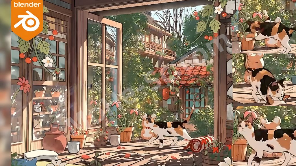 Blender卡通绘画风格化资产插件预设 Stylized Asset Suite Pro V4 For Blender 4.0 +