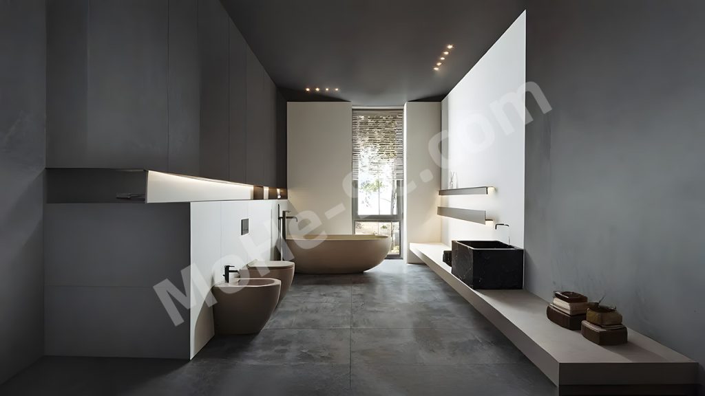 【卫生间 Bathroom】现代卫生间SU模型 Modern Bathroom SU Model
