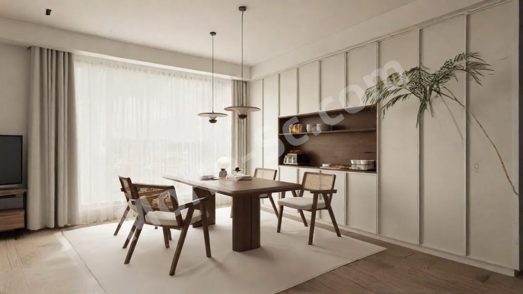 【餐厅 Restaurant】现代中古餐厅SU模型 Modern medieval restaurant SU model