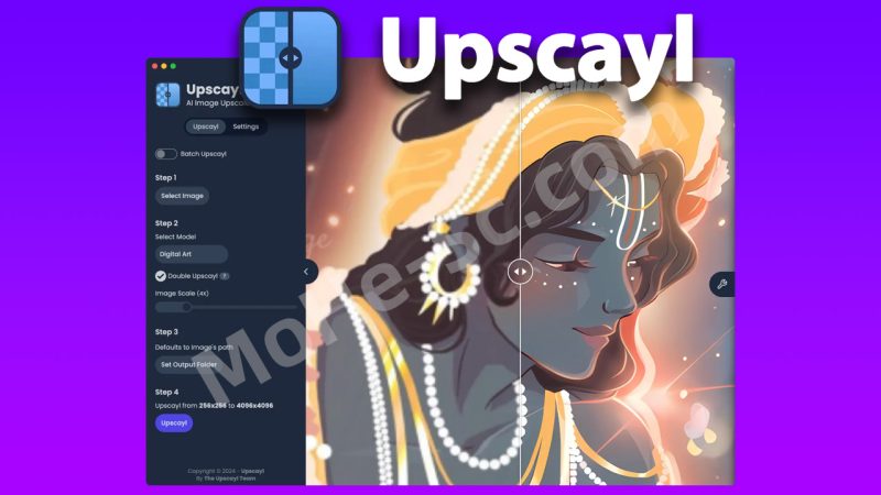 墙裂推荐！开源免费 AI 图片无损放大变清晰神器 Upscayl V2.9.9 模糊图片秒变超清！ [ 离线/跨平台 ]-MOHE素材库-设计行业的乐园，各类素材的矿山！