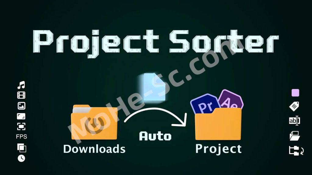 AE/PR素材整理工具脚本 Project Sorter V1.7.3 For After Effects / Premiere 2021 +