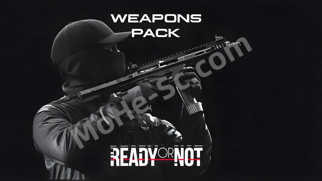 Blender 40组步枪手枪冲锋枪武器3D模型 Ready or Not – Weapons Pack – 3D-Models