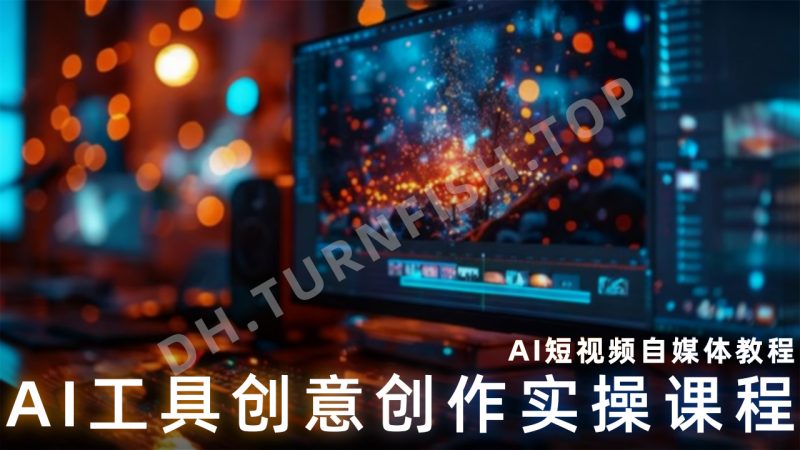 AI工具创意创作实操课程，AI短视频自媒体教程，专为内容创作者、短视频博主和自媒体从业者打造的全能AI创作课程-MOHE素材库-设计行业的乐园，各类素材的矿山！