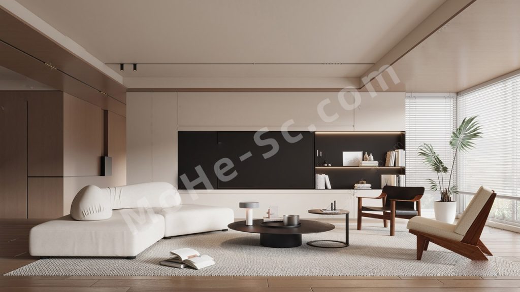 【客厅 Living Room】现代家居客厅SU模型  Modern Home Living Room SU Model