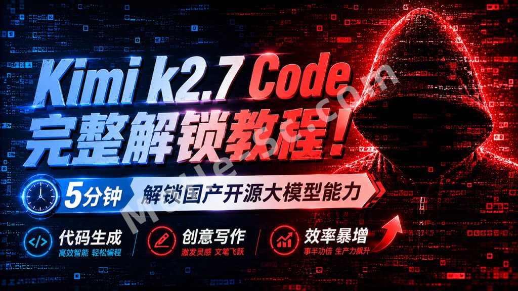 图片[1]-Kimi k2.7 Code 完整越狱教程！5分钟解锁国产开源大模型无限制模式能力，代码生成与创意写作效率暴增！