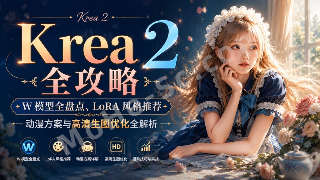 图片[1]-Krea2生态全面爆发：图像生成进入多图参考时代、W 模型全盘点、LoRA 风格推荐、动漫方案与高清生图优化全解析