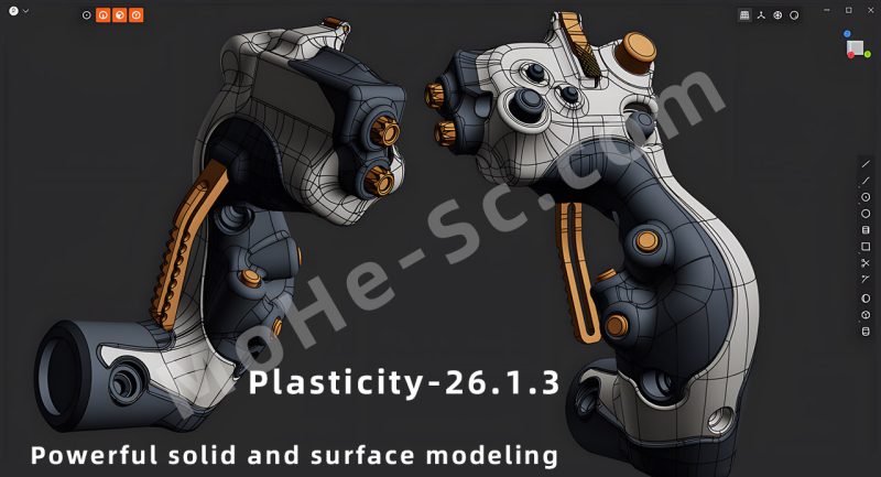Plasticity-26.1.3 Powerful solid and surface modeling 适用于强大的实体与曲面建模功能模拟软件 For Windows / Linux / MacOS-MOHE素材库-设计行业的乐园，各类素材的矿山！