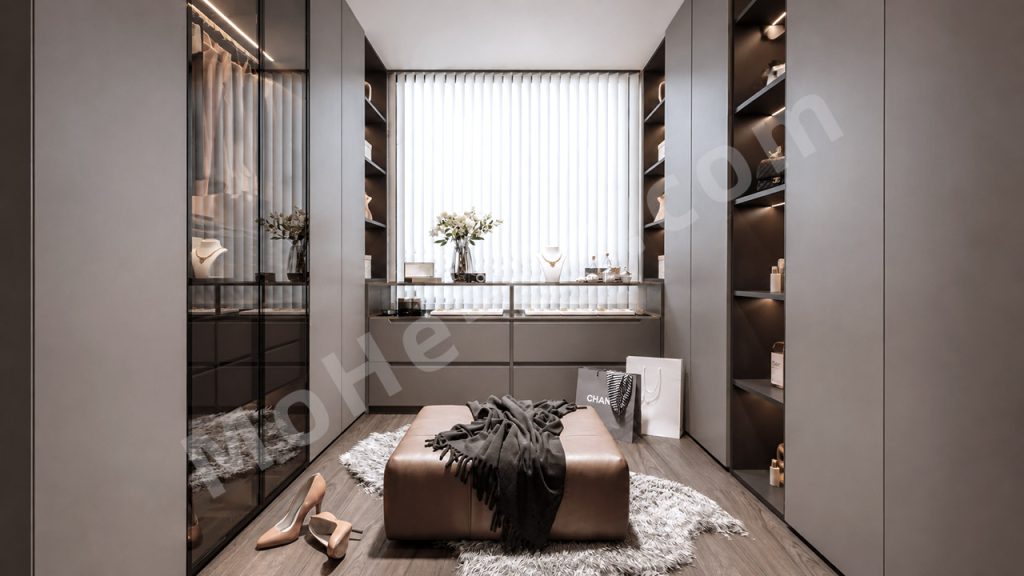 图片[1]-【衣帽间 Walk-in Closet】现代衣帽间SU模型  Modern Walk-in Closet SketchUp Model