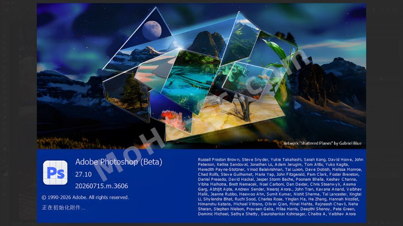 Adobe-Photoshop-2026-27.10.0.26 图像处理与设计的标杆软件 最新PS软件一键安装激活包 Ai智能修图设计师平面设计工具 Win中文正式版