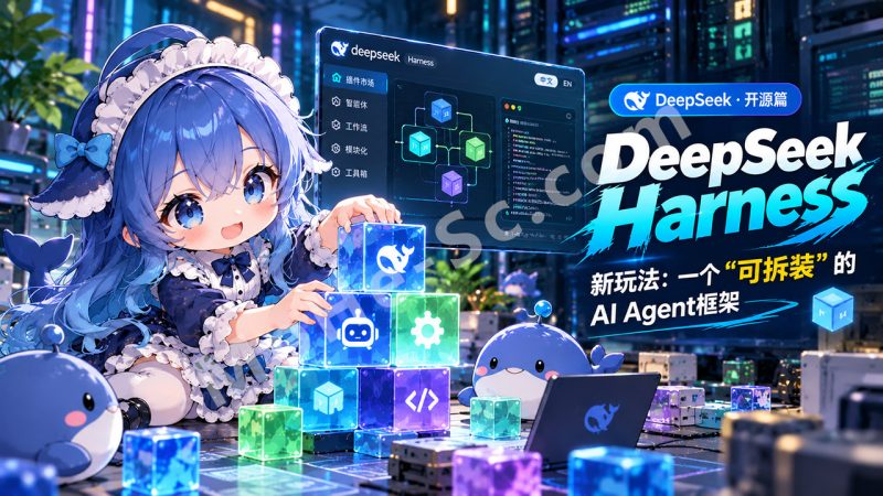 DeepSeek Harness新玩法：一个“可拆装”的AI Agent框架，像搭积木一样重新定义智能体怎么玩